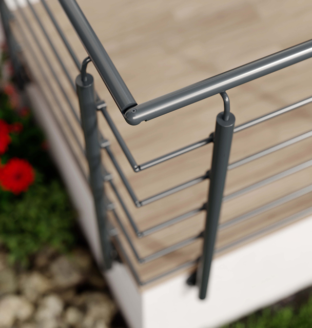 Kit d’angle NEW RONDO – Aluminium RAL 7016
