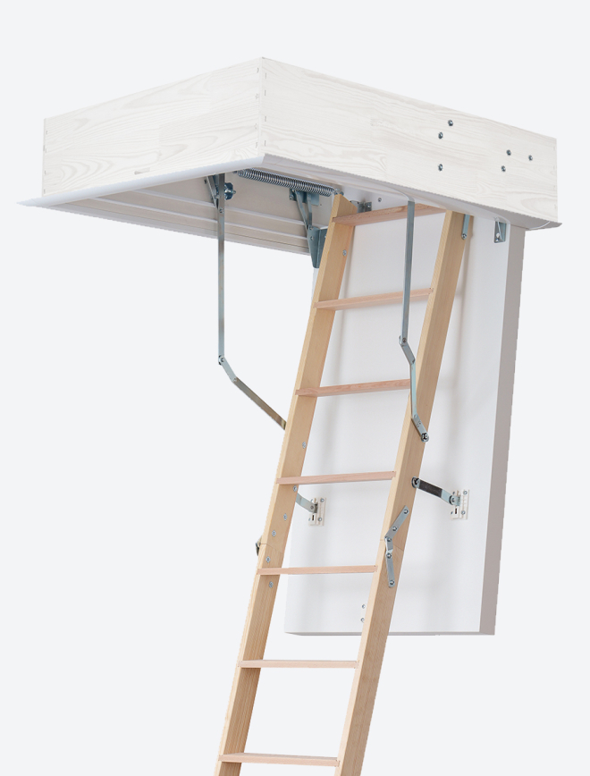 Escalier escamotable clickFIX® thermo - Sur mesure 