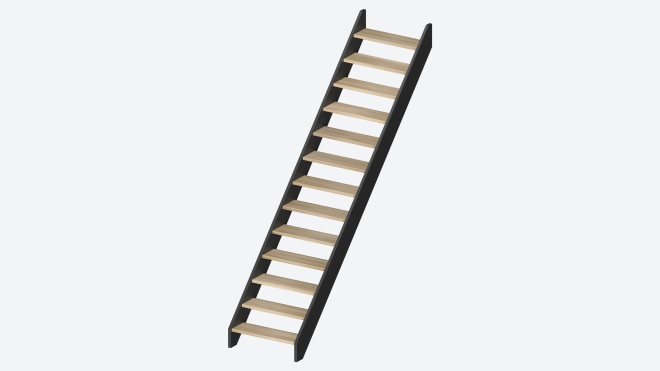 Escalier LIVERPOOL Black, RAL 9005