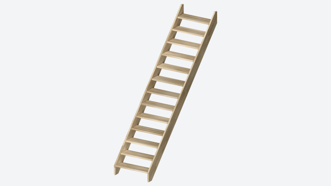 Escalier MILAN Untreated