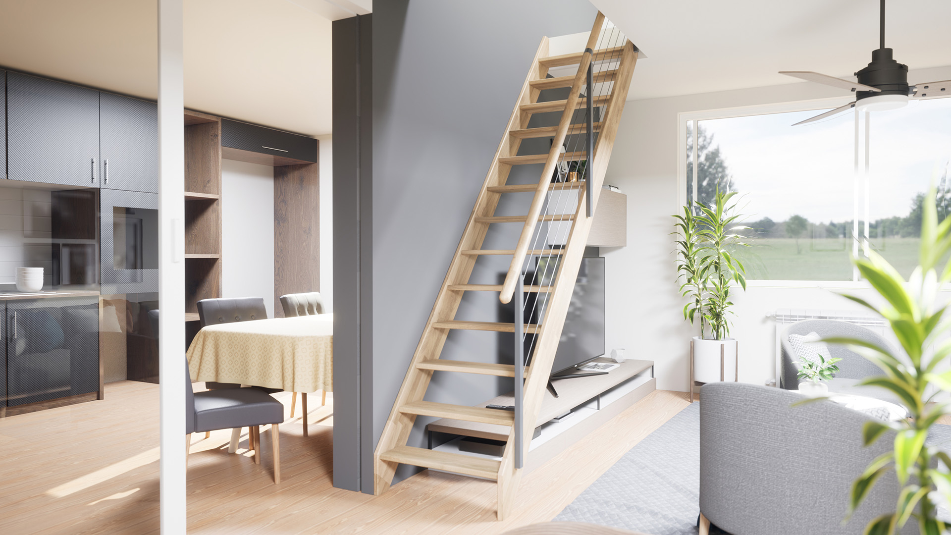 Escalier ARDENNES Black