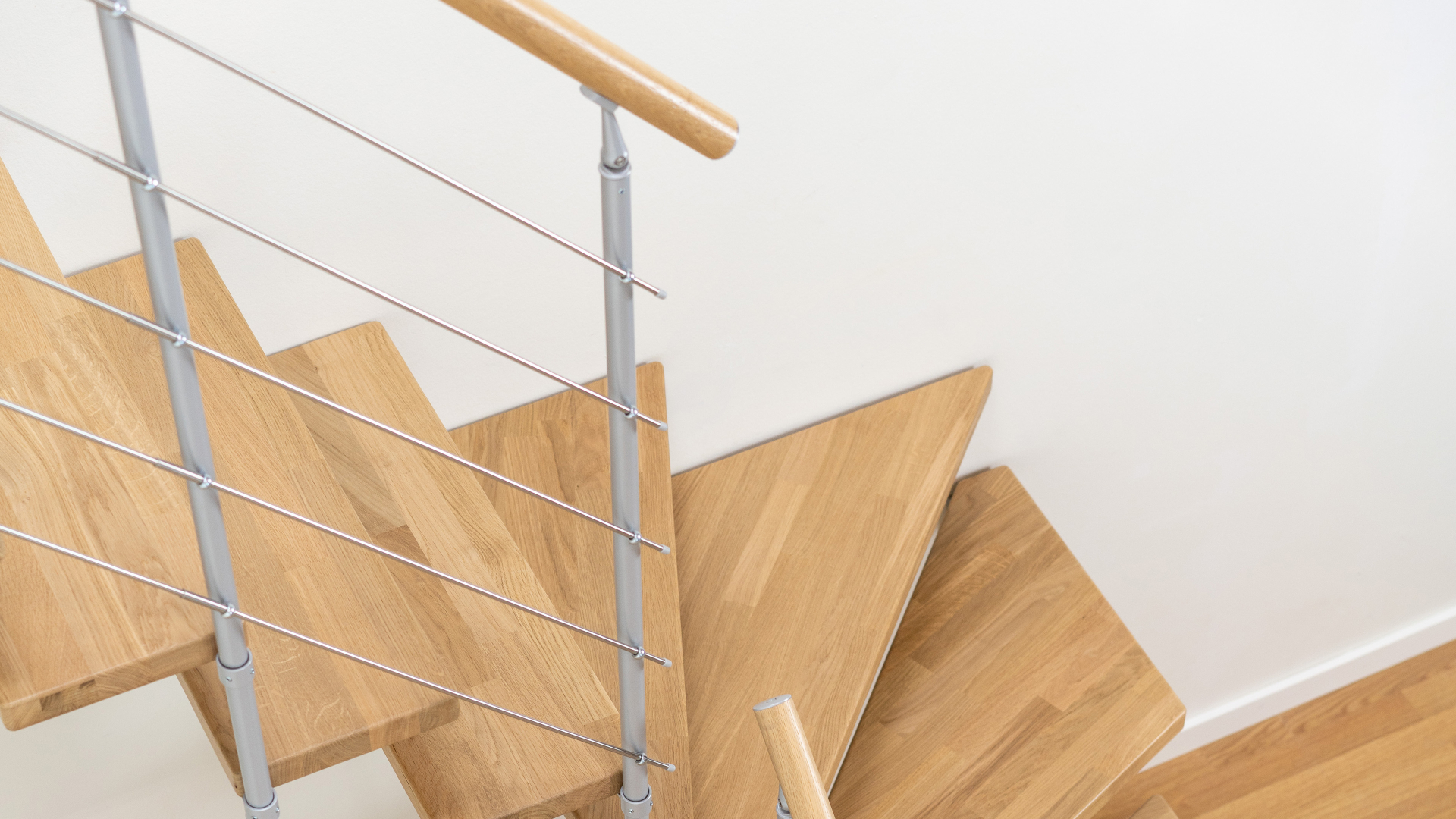 Extra staircase railing STYLE 6 White RAL 9016