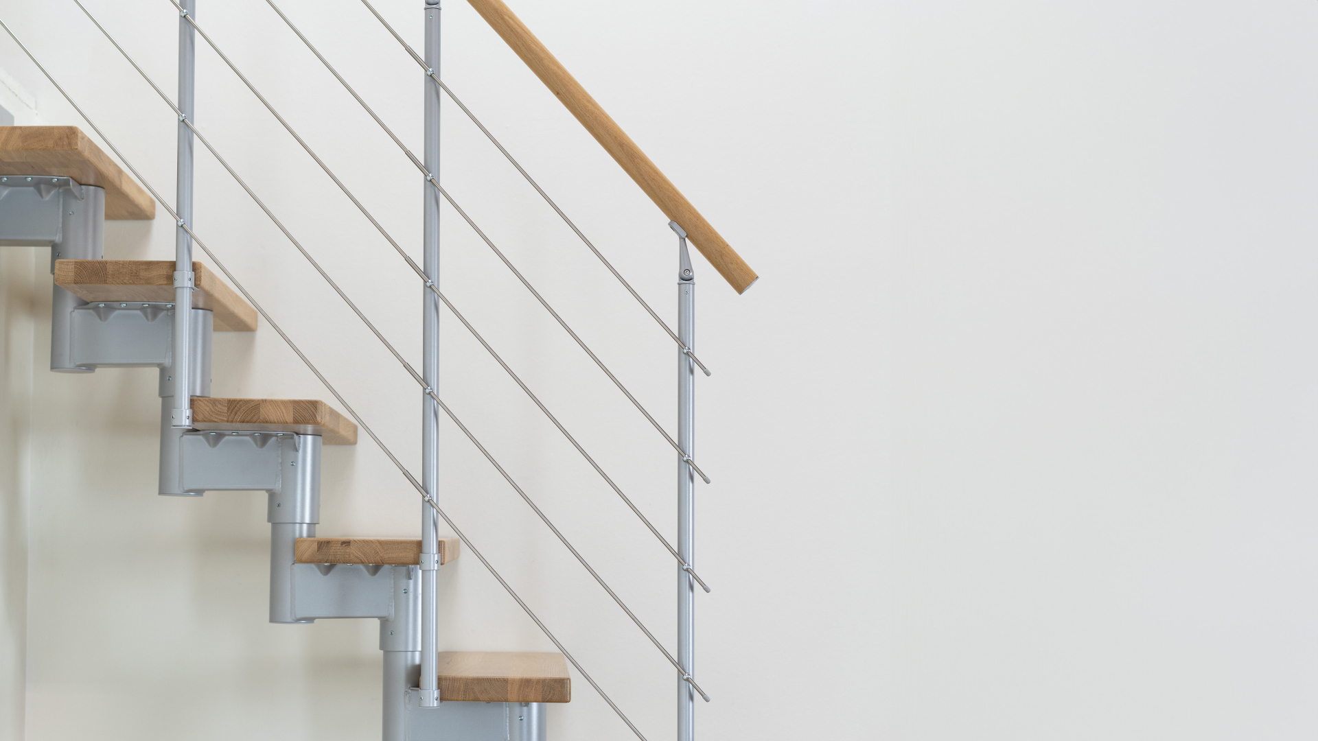 Extra staircase railing STYLE 6 White RAL 9016