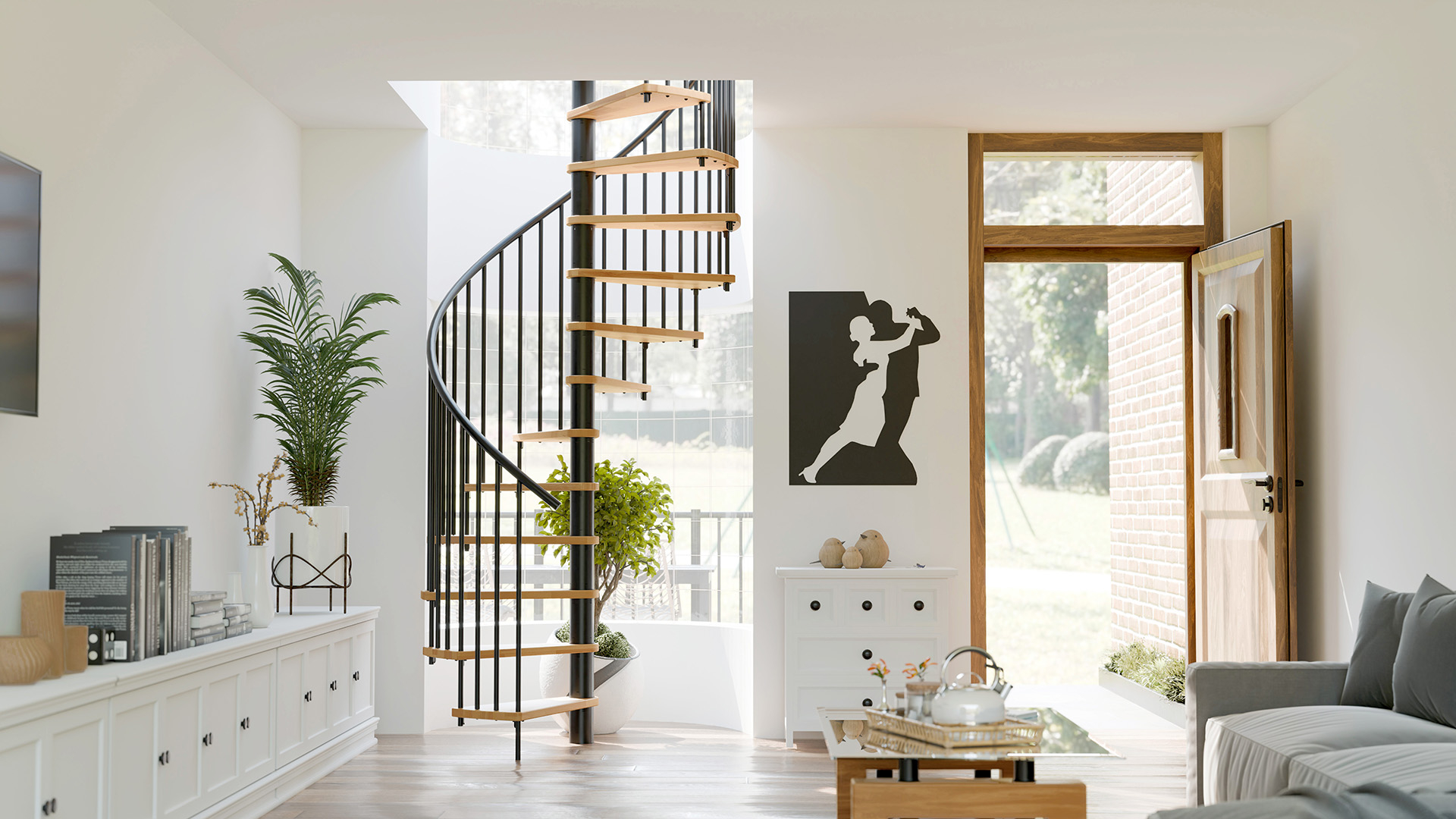 Escalier KAPPA Black, RAL 9005