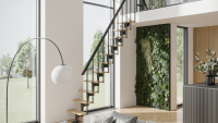 Staircase DALLAS Black, RAL 9005
