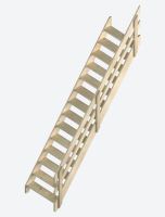 Escalier COTTAGE LARGE en sapin 