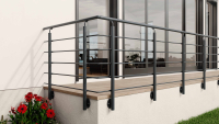 Balustrade kit NEW RONDO RAL 7016 Anthracite, RAL 7016