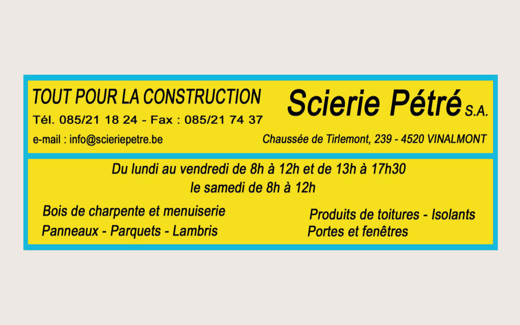 Logo Scierie Pétré