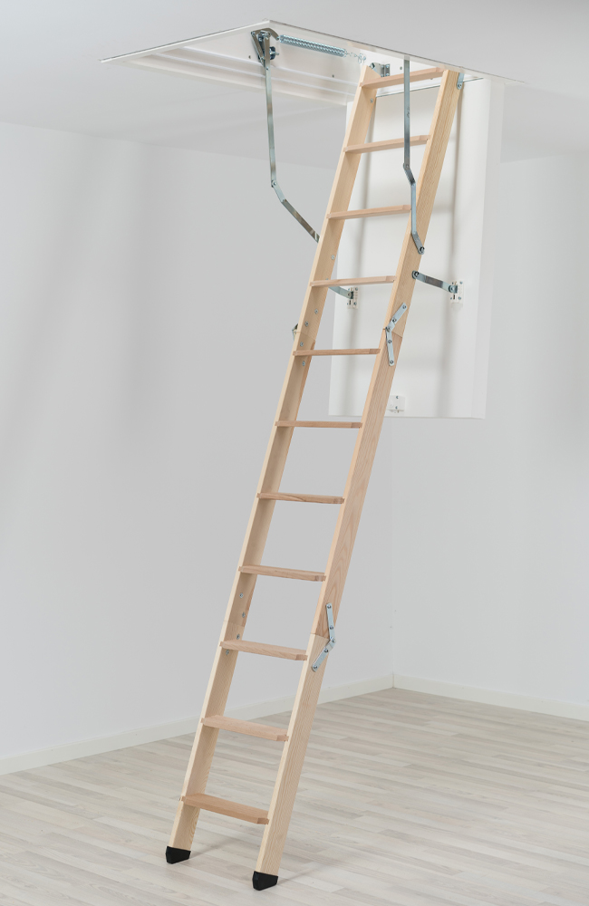 Escamotable en bois avec technologie avancée clickFIX®/ISOCLIC.