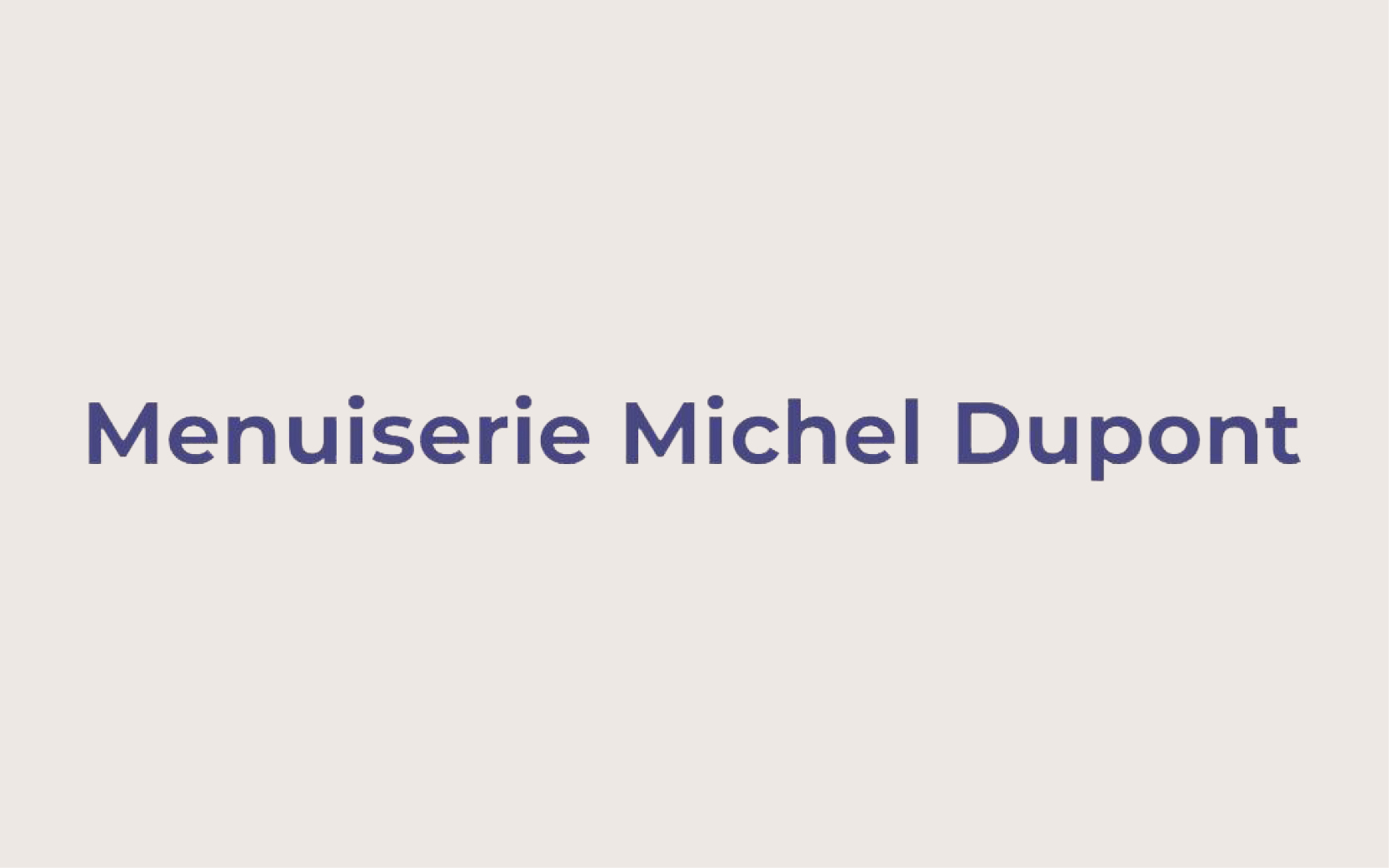 Logo Menuiserie Michel Dupont