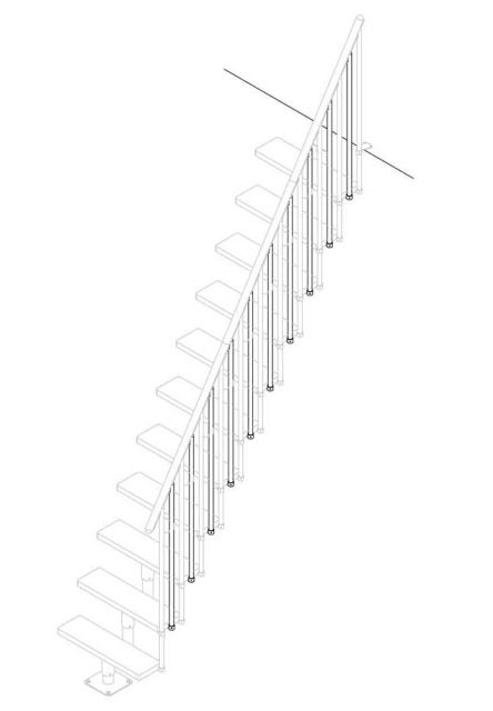 Balustres intermédiaires pour escalier DALLAS